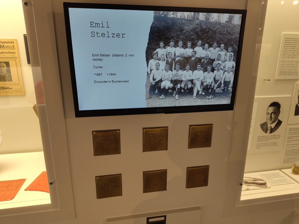 Stolpersteine für Mitglieder von Eintracht Frankfurt